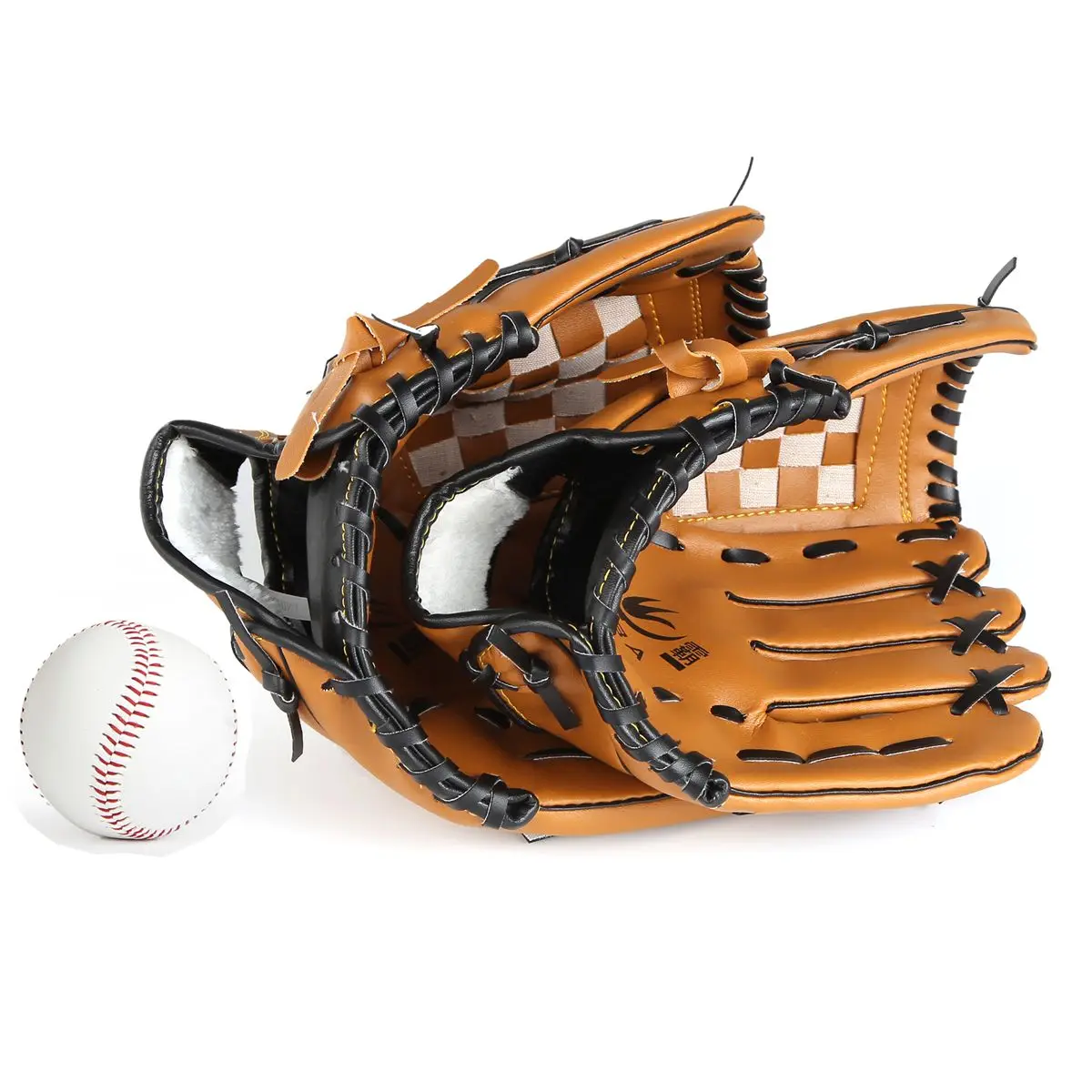 

Batting Leather Baseball Glove Right Baseball Equipment Catcher Practice Hand Weighted Guante Beisbol Sports Accessories BJ50ST