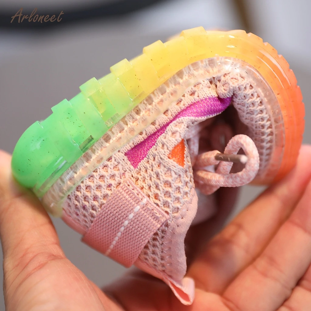 

2020 New LED Classic Sports Sneakers Newborn Baby Boys Girls First Walkers Shoes Infant Toddler Soft Sole Anti-slip Baby Shoes