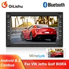 Автомагнитола OiLiehu, 2 Din, Android 8,1, GPS, мультимедийный плеер для VW Volkswagen Polo Mk5 Golf Passat B6 B7 Jetta Mk4