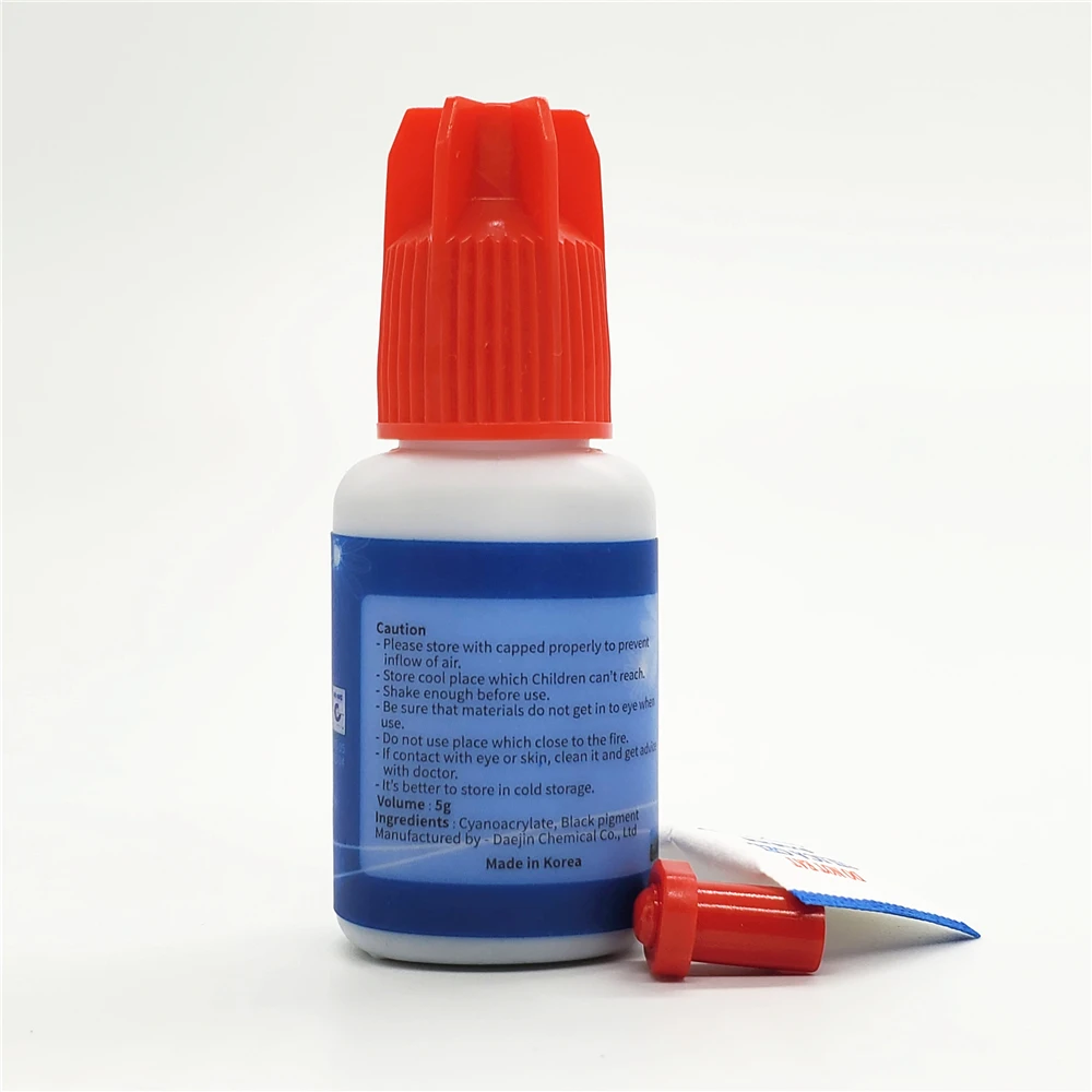 2 бутылки самый быстрый Корея небо клей для наращивания ресниц красная крышка 1 2s
