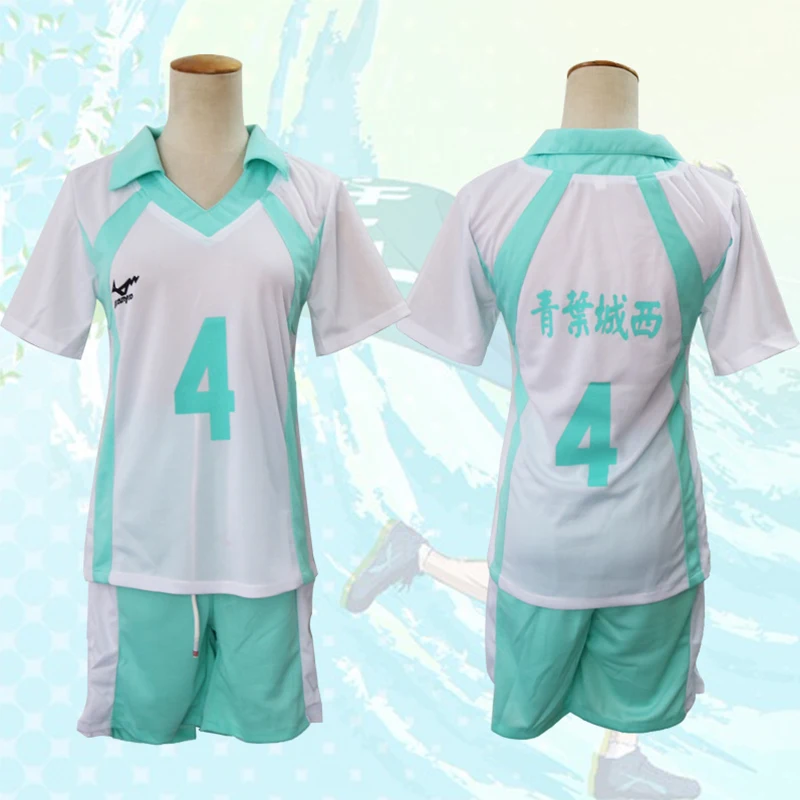 Haikyuu Kageyama Tobio Aoba Johsai Koushi Sugawara Oikawa Tooru Косплей Костюм Униформа Джерси аниме косплей