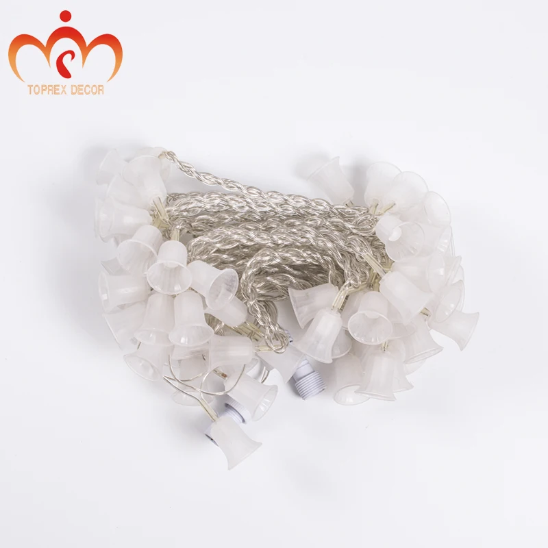 Toprex теплый белый Рождественский колокольчик светодиодный струнный светильник