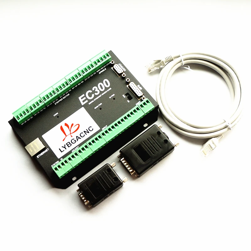 Плата управления движением LYBGACNC NVEM обновленная Mach3 с ЧПУ EC300 Ethernet 3/4/5/6 оси 300 кГц 24