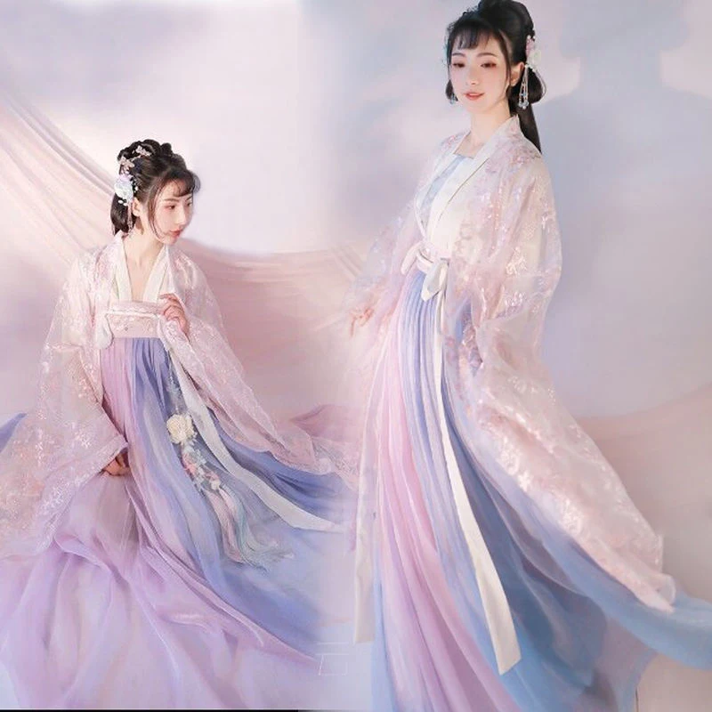 Female Modern Hanfu Girl Dance Fairy Oriental Costume Women Chinese Style Traditional Dress Halloween Suit Ancient Clothes Party |