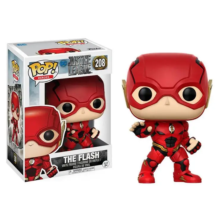 Funko Pop Подарки для женщин куклы Лига мира флэш чудо-женщина Аквамен Брюс Уэйн аниме детская игрушка