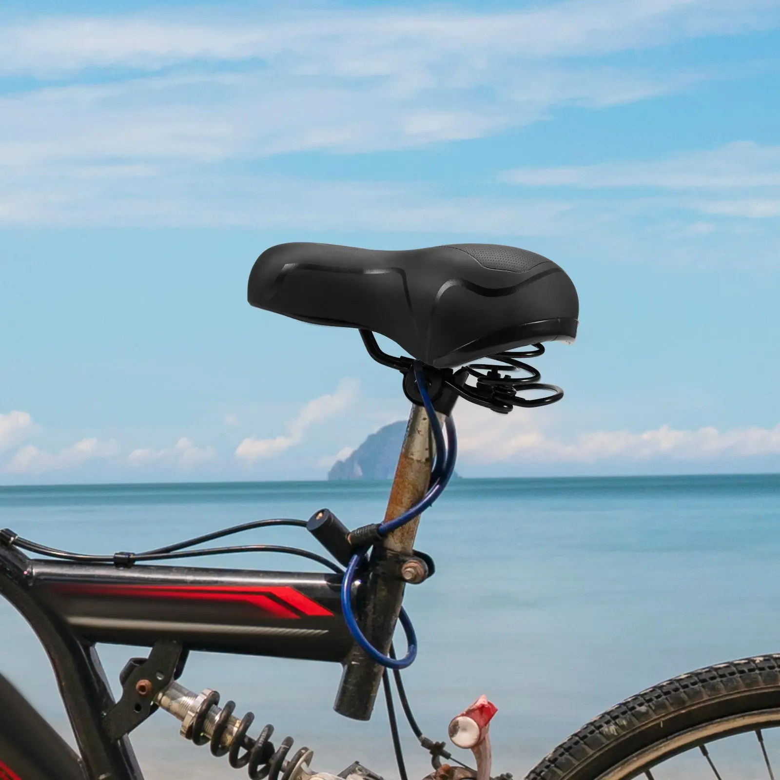 Амортизирующее велосипедное седло износостойкая подушка для дорожного