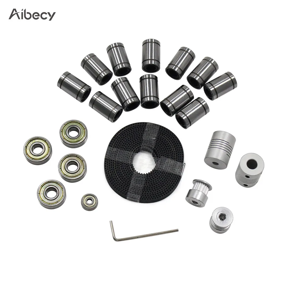 Запчасти для 3D принтера Aibecy комплект линейного движения LM8UU 608ZZ 624ZZ подшипники