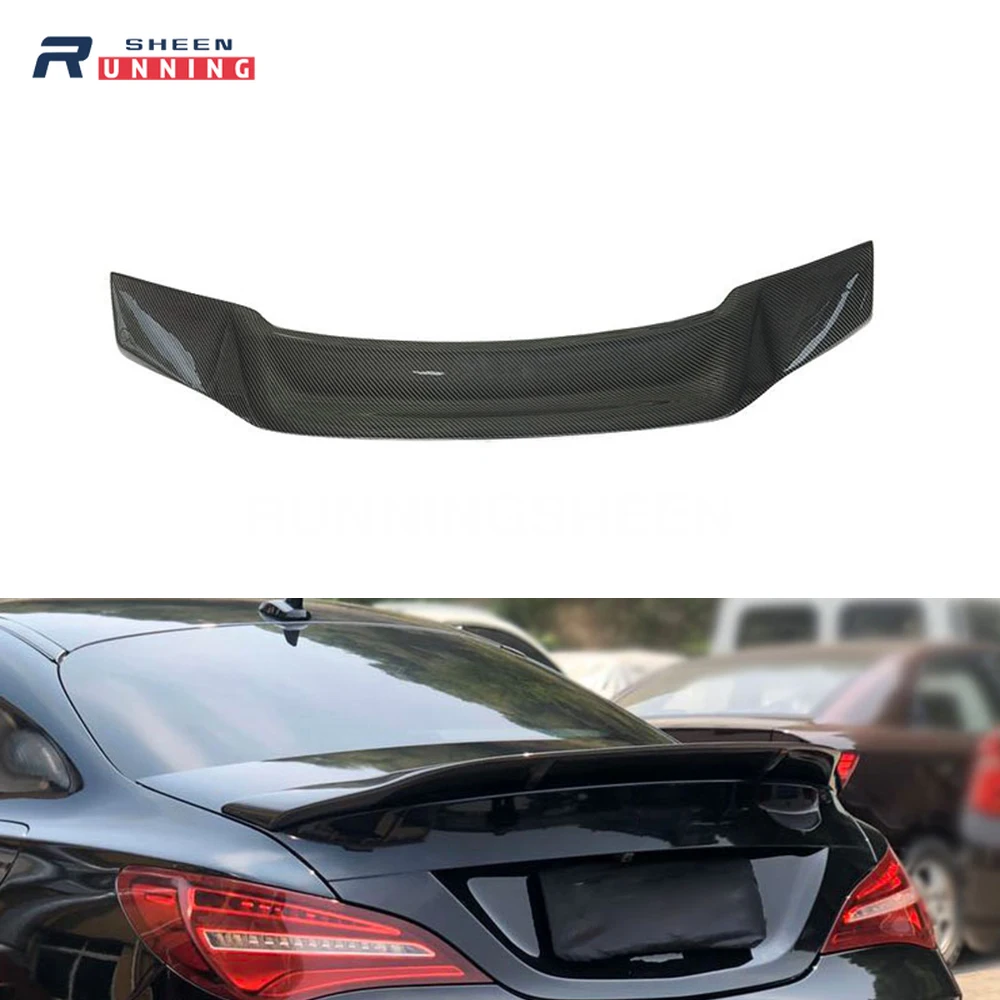 Высококачественные обтекаемые Спойлеры из углеродного волокна для Benz CLA W117 CLA200