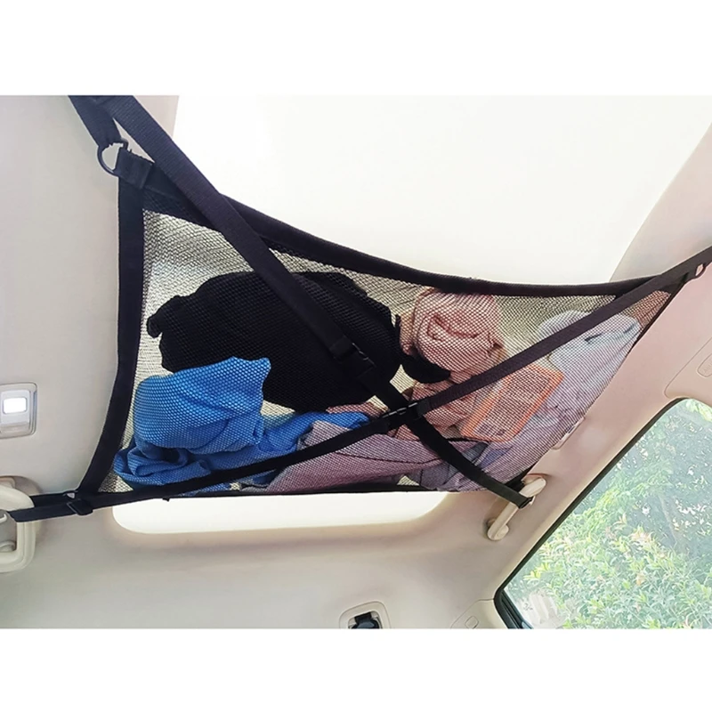 Upgraded Car Sundries Storage Pouch Interior Roof Band Strap Design Bag Organizer Fit for Most Cars Ceilings . | Автомобили и