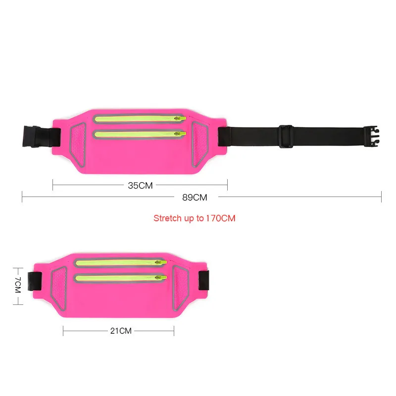 Новое поступление Для женщин мужчин сумка пояс на молнии тонком