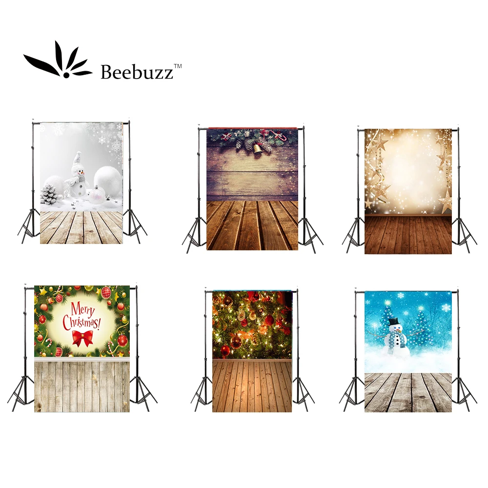 

Beebuzz Photo Backdrop Christmas Decoration Background Christmas Tree Photography Background Snowman Photography Supplies