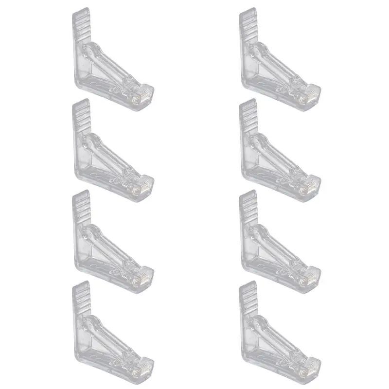 

8 Pcs Plastic Tablecloth Clips Household Tablecloth Clamps Table Skirt Clamps