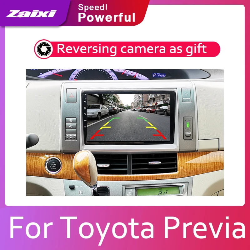 Автомобильный мультимедийный проигрыватель для Toyota Previa 2006 2007 2008 2009 2010 2011 2012 2din