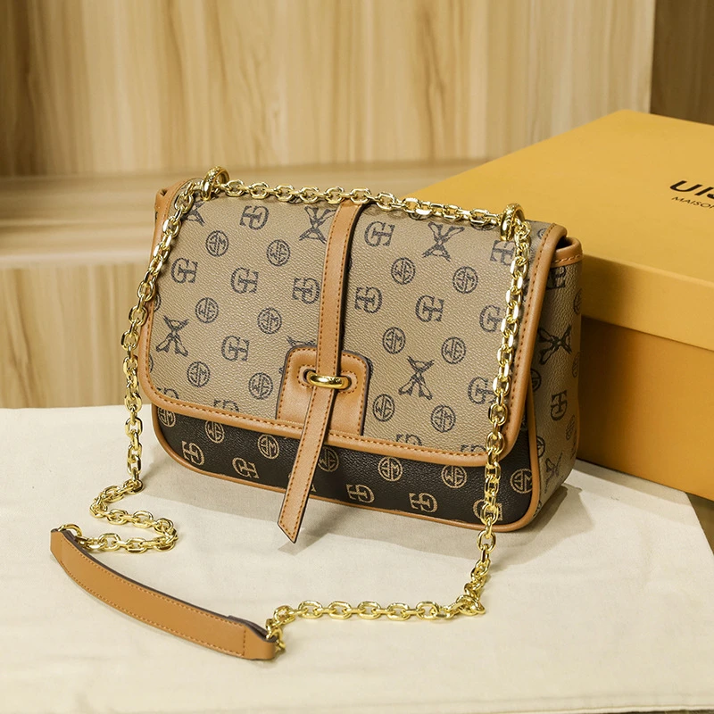 

New 2022 Women's Leather Shoulder Bag Luxury Designer Handbag Fashion Female Messenger Bag Totes Bag Small Top-Handle Bags Purse