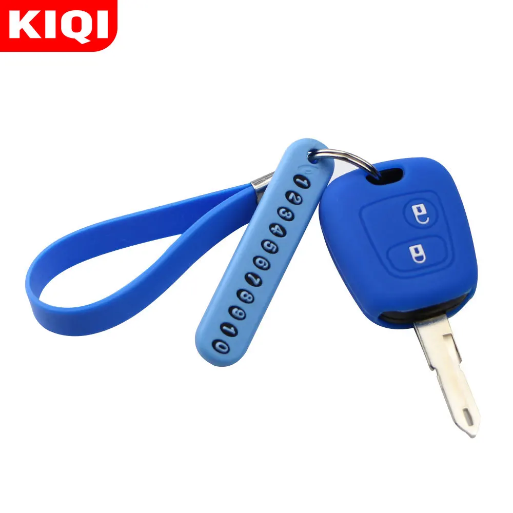 Силиконовый чехол для автомобильного ключа с держателем телефона Citroen C1 C2 C3 C4 XSARA