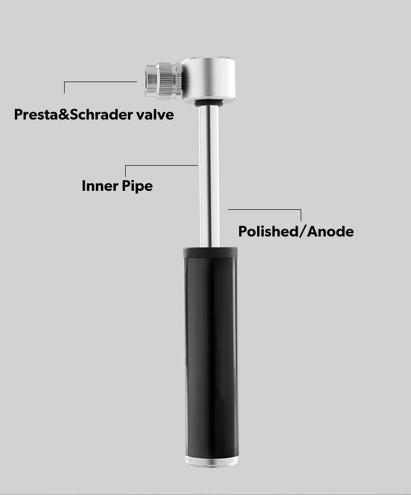 Bicycle Pump Portable Mini Bike Pumps Tire Inflator MTB Mountain Air Hand Ball Outdoor Cycling | Спорт и развлечения