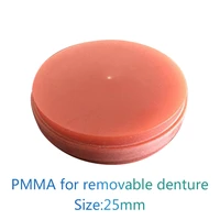 9825mm dental cadcam pmma blocks dental lab material for temporary crowns and bridge restoration pinkapinkbpinkc