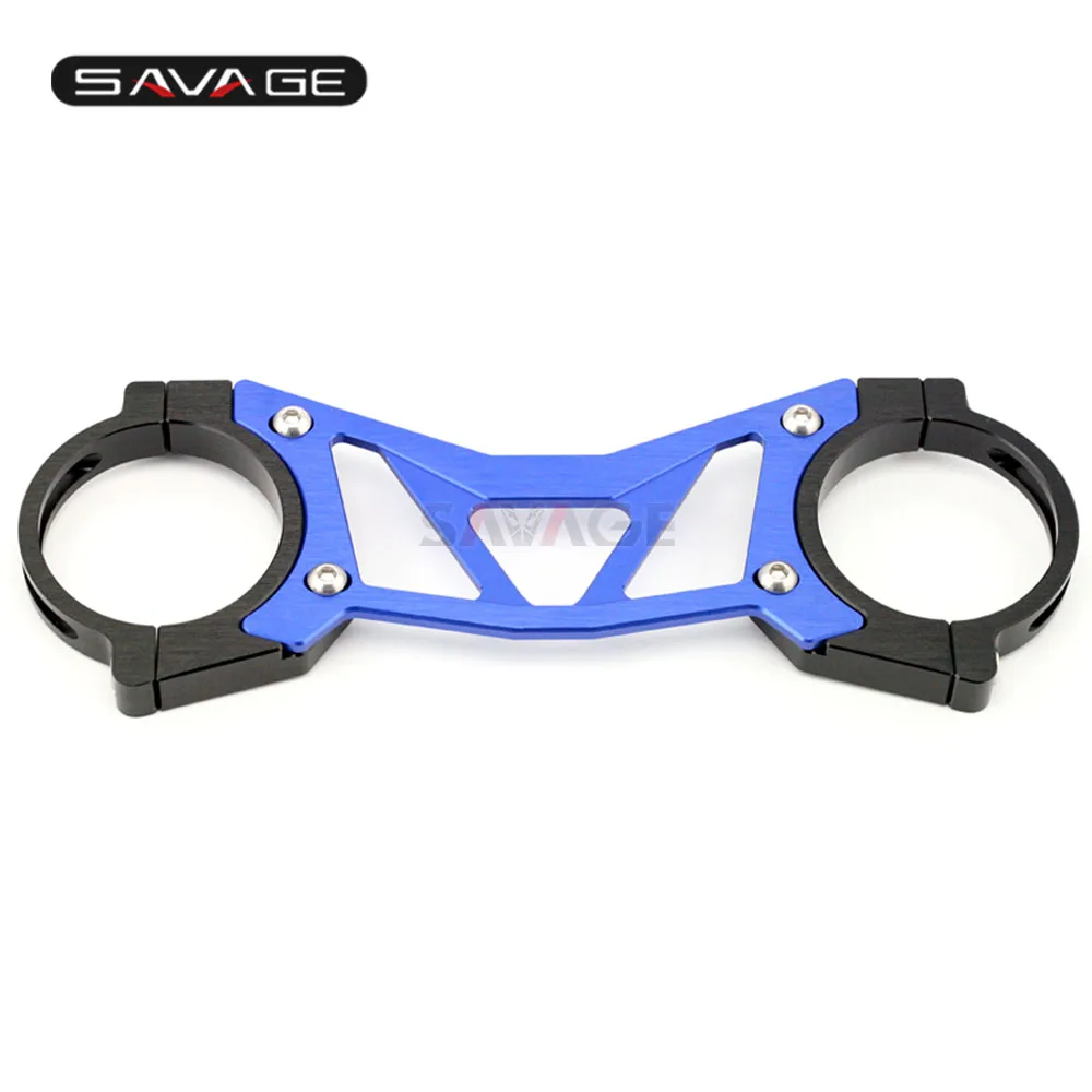 Blue Для Bajaj Pulsar 200 NS/AS/RS 200NS 200RS 200AS 2012- баланс шок передняя вилка Скоба мотоцикла CNC кронштейн стабилизатор - Цвет: Blue