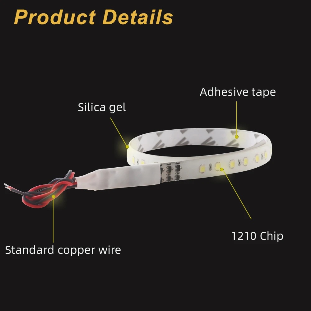 10 шт. 30 см Светодиодные ленты светильник s Гибкая Knight Rider флэш-Underglow