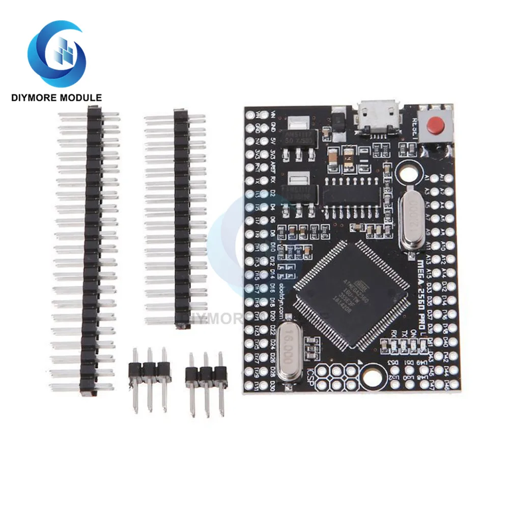 ATmega2560-16AU Mega2560 Pro CH340C Встроенная плата микроконтроллера последовательный порт SPI