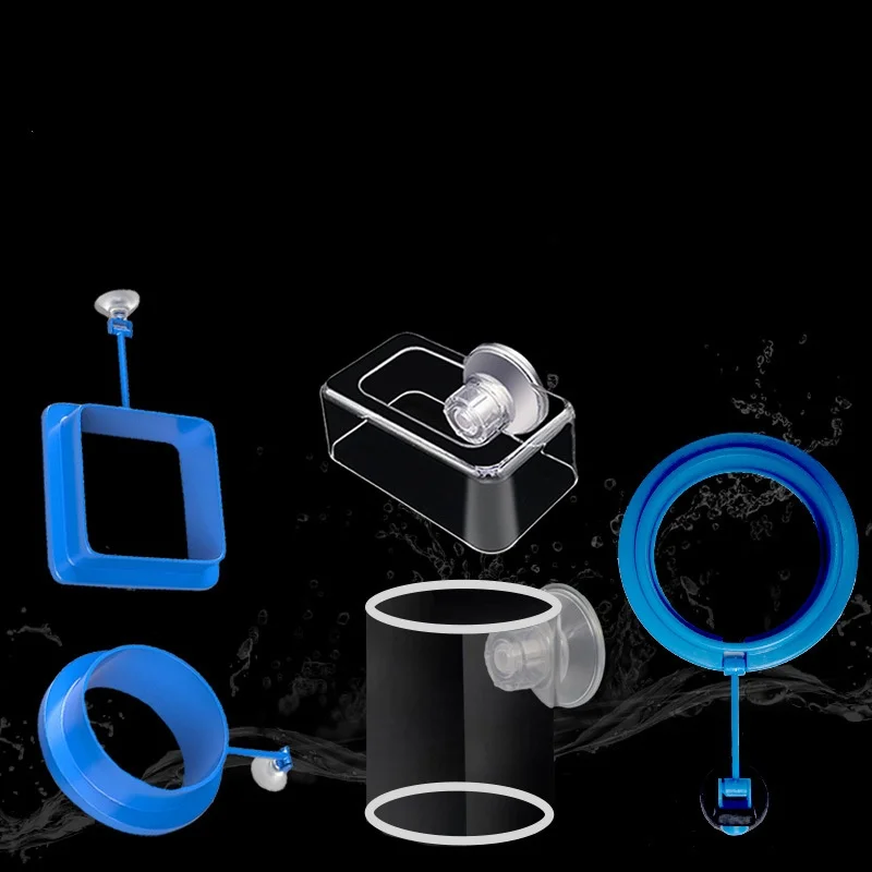 

1Pc Feeding Ring Aquarium Fish Feeding Aquarium Fish Tank Ring Feeder Station Floating Food Water Plant Buoyancy Circle