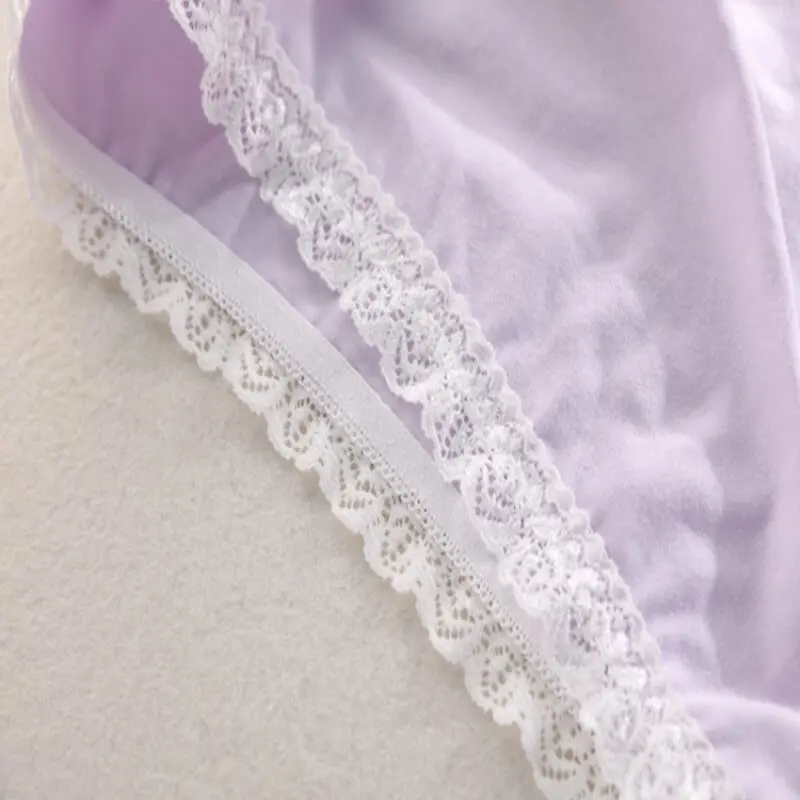 

6pcs/pack M L XL Mid Waist Panties Women Lace Underwear Intimates Briefs Cotton Female Underpants Girls Lingerie Kawaii Majtki