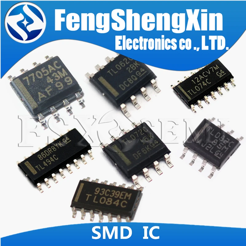 10 шт. новые TL494CDR TL062CDR TL072CDR TL082CDR TL074CDR TLC555CDR TL555CDR TL431ACDR TL084CDR TL7705ACDR SOP IC|Интегральные