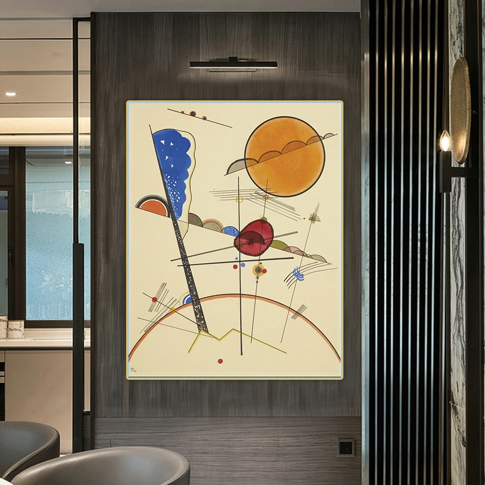

Wassily Kandinsky"Growth"Oil Painting On Canvas Home Decor Canvas Painting Wall Art Mural Posters Home Room Gifts