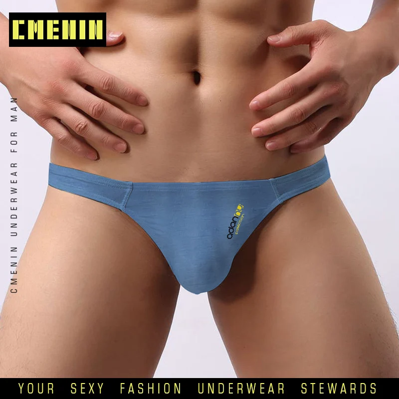 Ins Style хлопковое однотонное сексуальное нижнее белье для геев мужские стринги