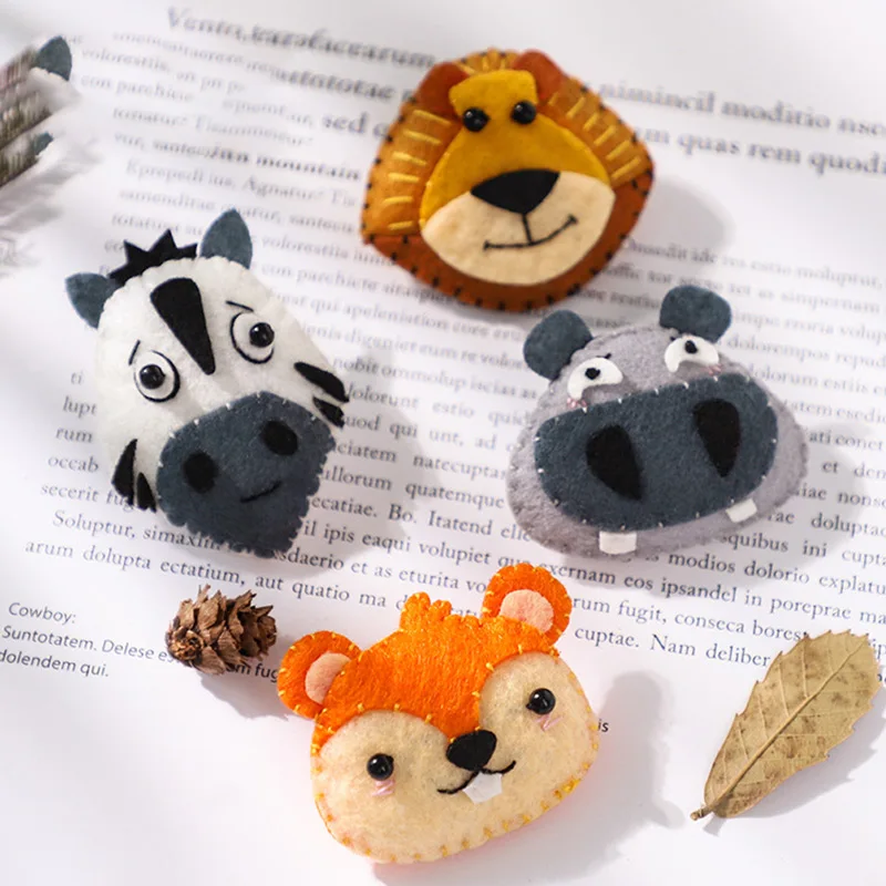 Сказочная декоративная Нетканая брошь DIY Материал посылка черника шпилька для