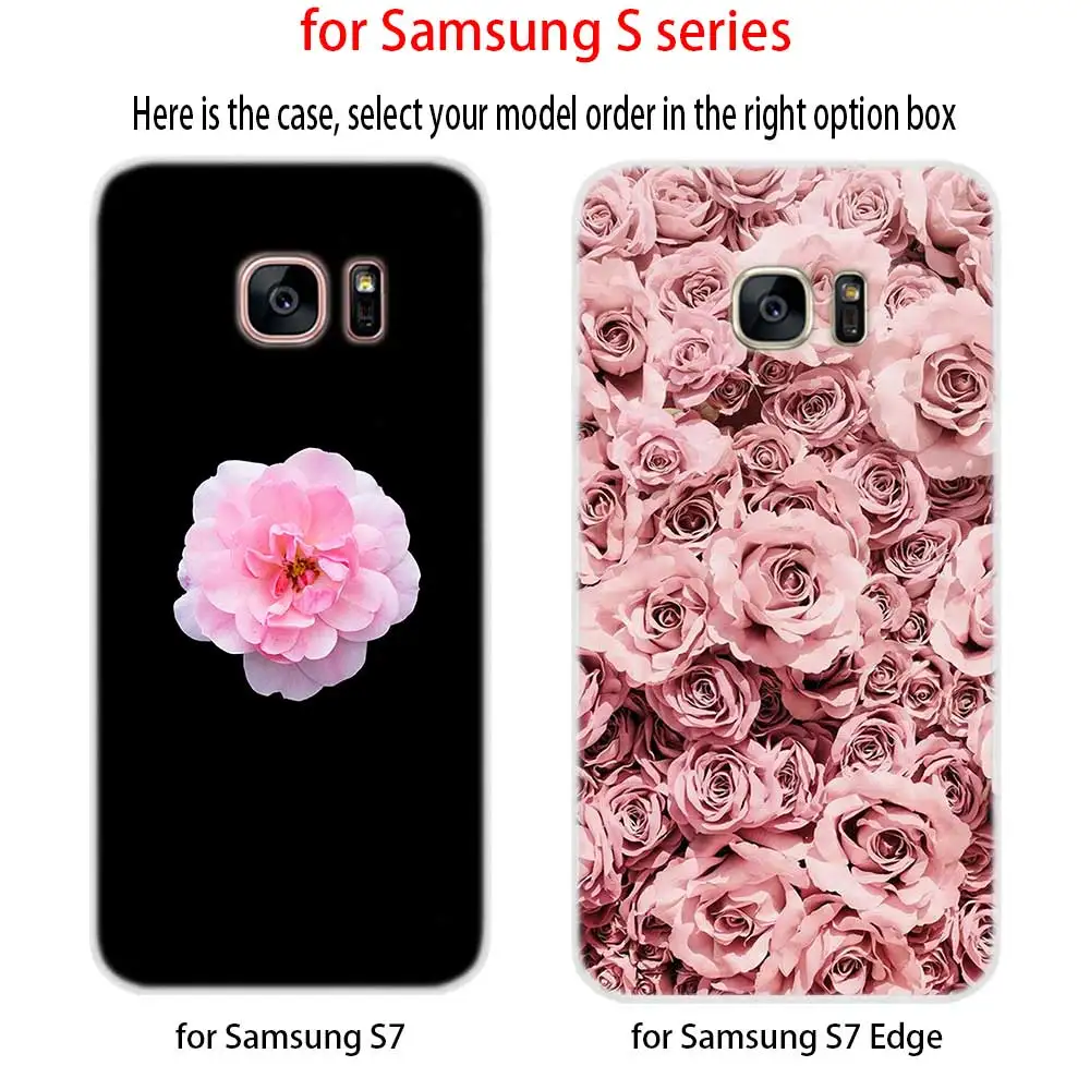 Мягкий силиконовый чехол для Samsung S21 S20 S11 S10 S9 S8 Plus lite 11e 10e Uitra S7Edge пион Sunflowe ромашка