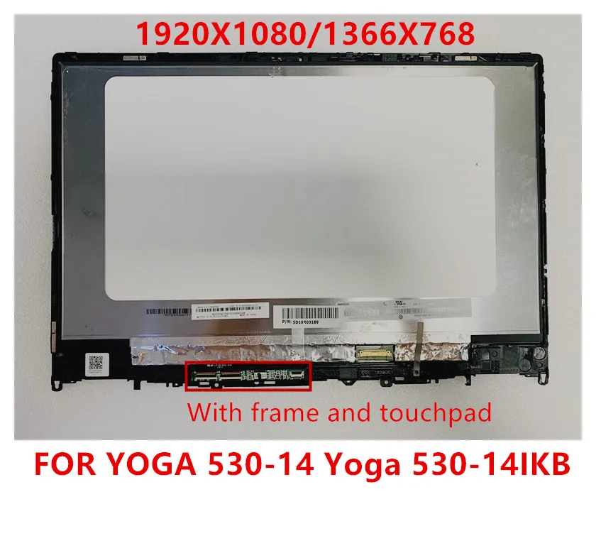 Оригинальный сенсорный ЖК-экран для LENOVO Yoga 530-14 530-14IKB цифровой дисплей ЖК-дисплей