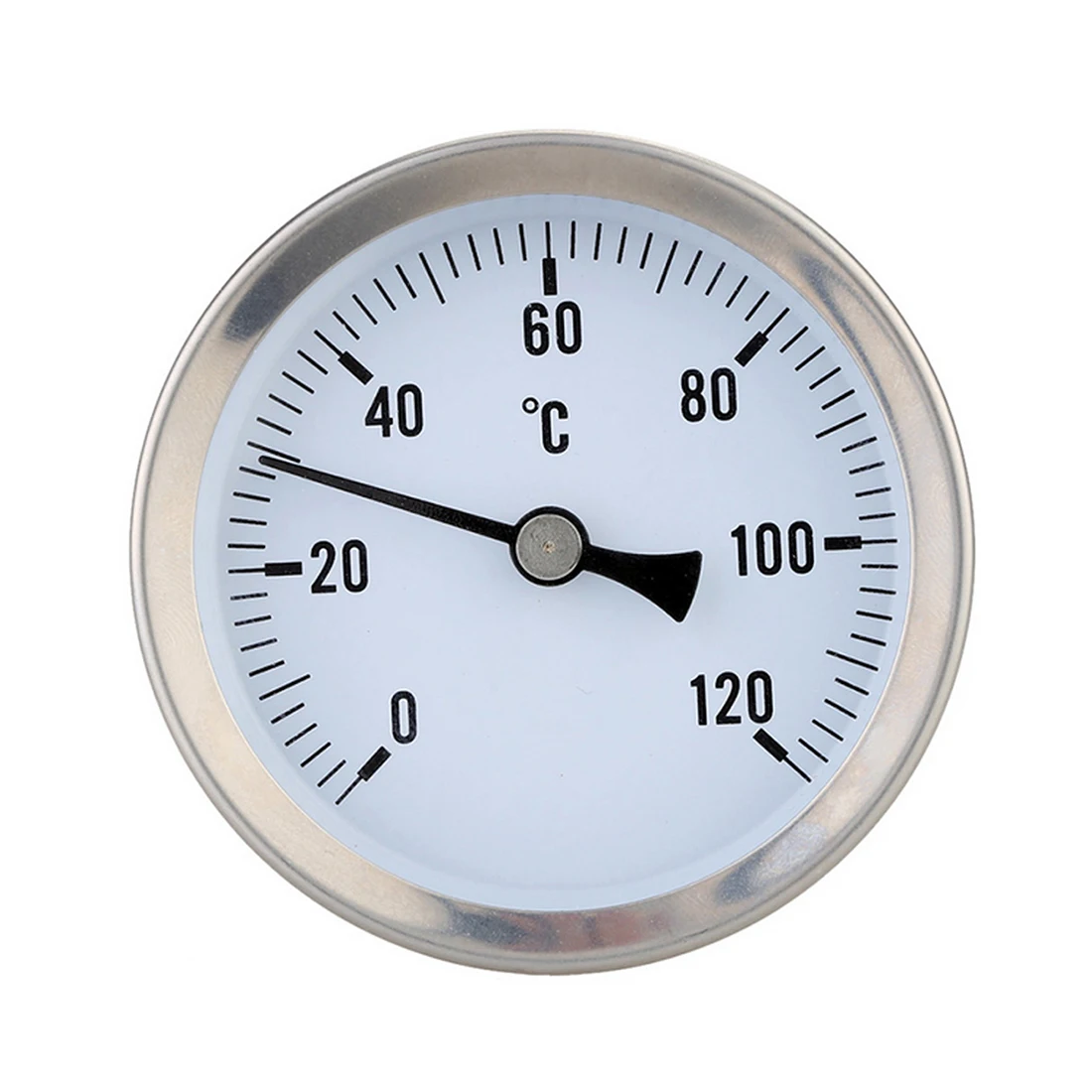 Алюминиевый трубный промышленный металлический термометр с зажимом на