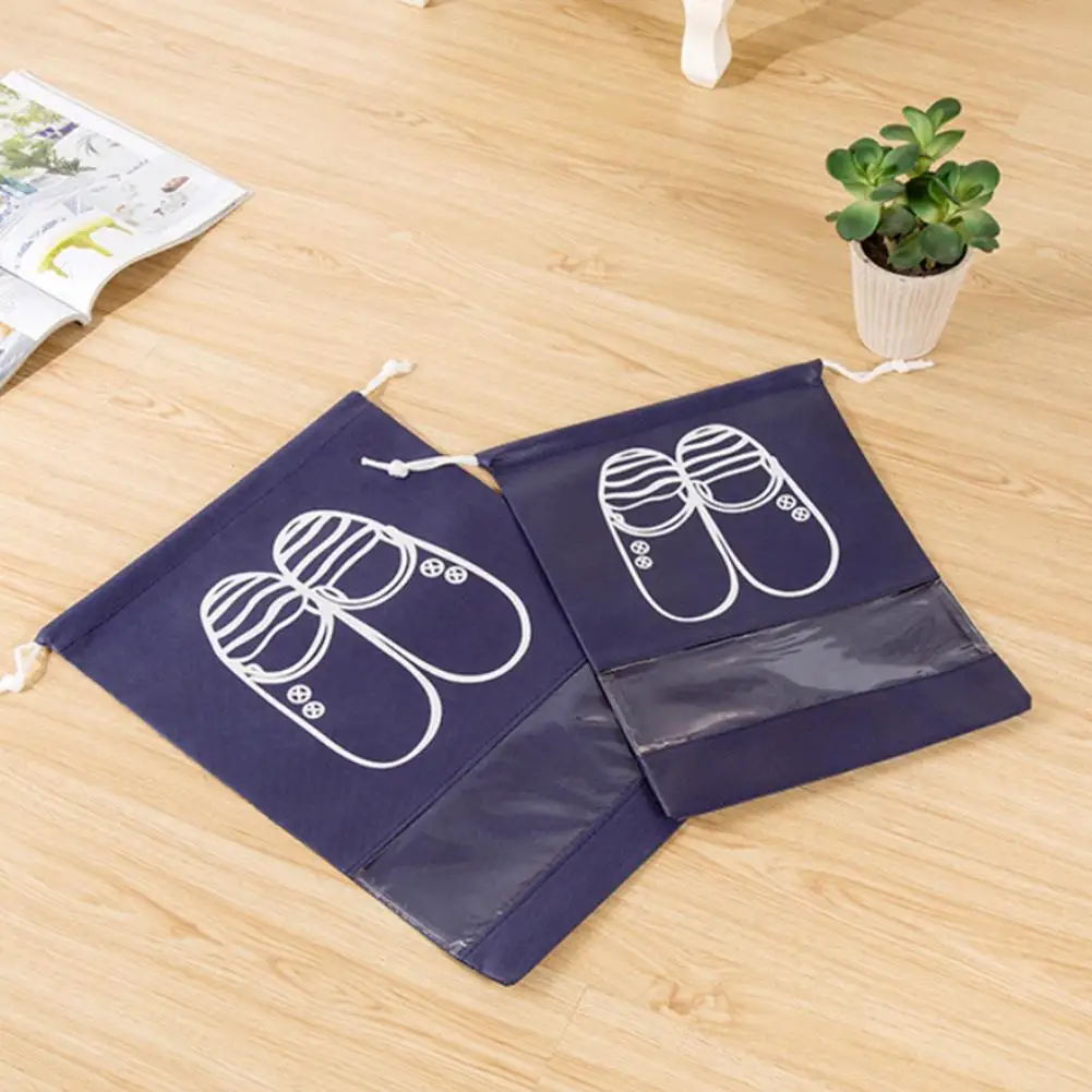 2 размера водонепроницаемая сумка для обуви дорожная Портативная хранения