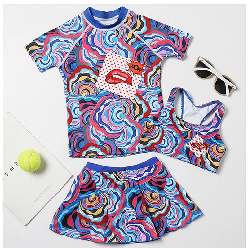 Юбка с рисунком оленя из мультфильма Холодное сердце Комплект трех предметов для