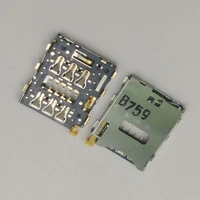 10pcs sim card reader slot tray holder connector socket plug for sony xperia z3 z5 mini compact z5mini e5803 d5833 z3mini m55w