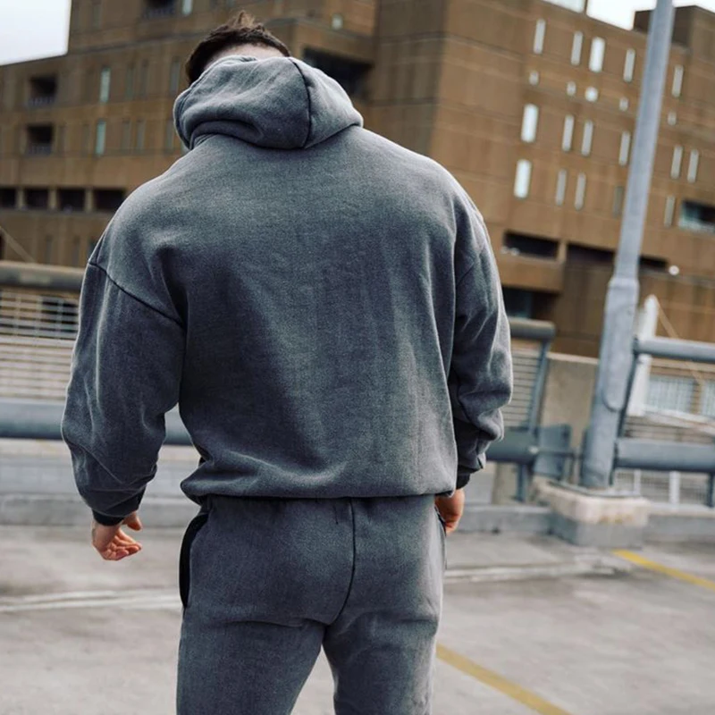 

Brand 2021 Autumn Winter New Men's Hooded Sweatshirts Fashion Man Streetwear Casual Pullovers Casual Printed Hoodies For Men