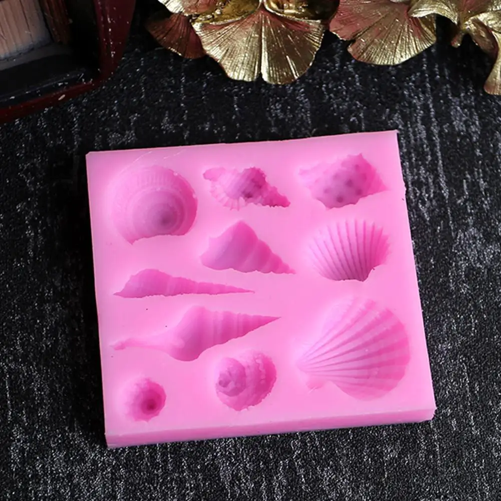 

Fish Seaweed Dolphin Cake Mold Seahorse Shell Mould Starfish For Kitchen Border Lovely Baking Molds Cake Decoration Fondant T3K7
