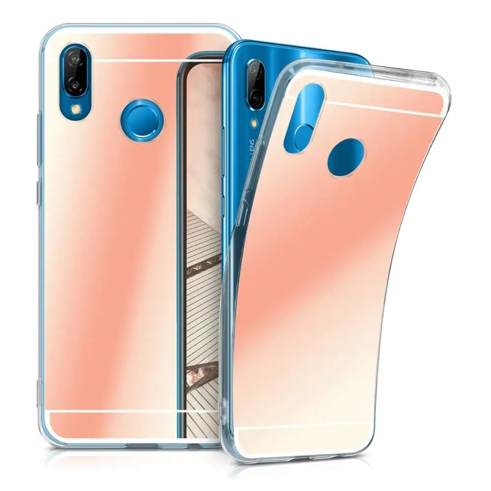 Зеркальный прозрачный мягкий силиконовый чехол из тпу для Huawei P30 P20 Mate 10 20 Lite Pro Nova 3