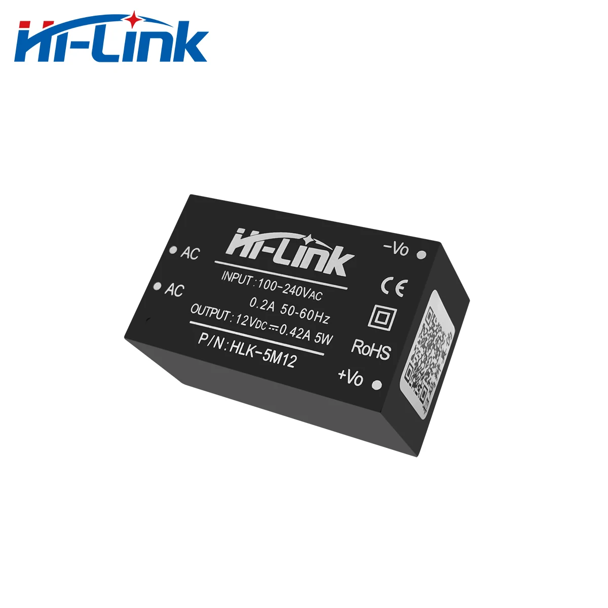 Бесплатная доставка 2 шт. Φ 220V to 12V Step Down HLK 5M12 5W одиночный выход|Источники питания| |