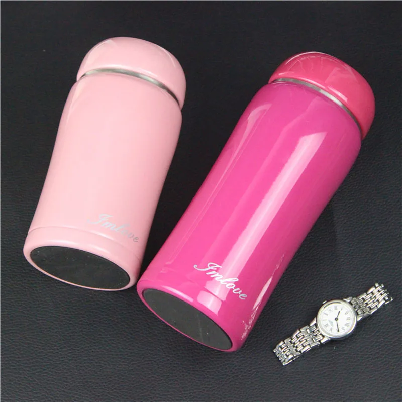 Симпатичный термос из нержавеющей стали кофейная чашка портативная бутылка для