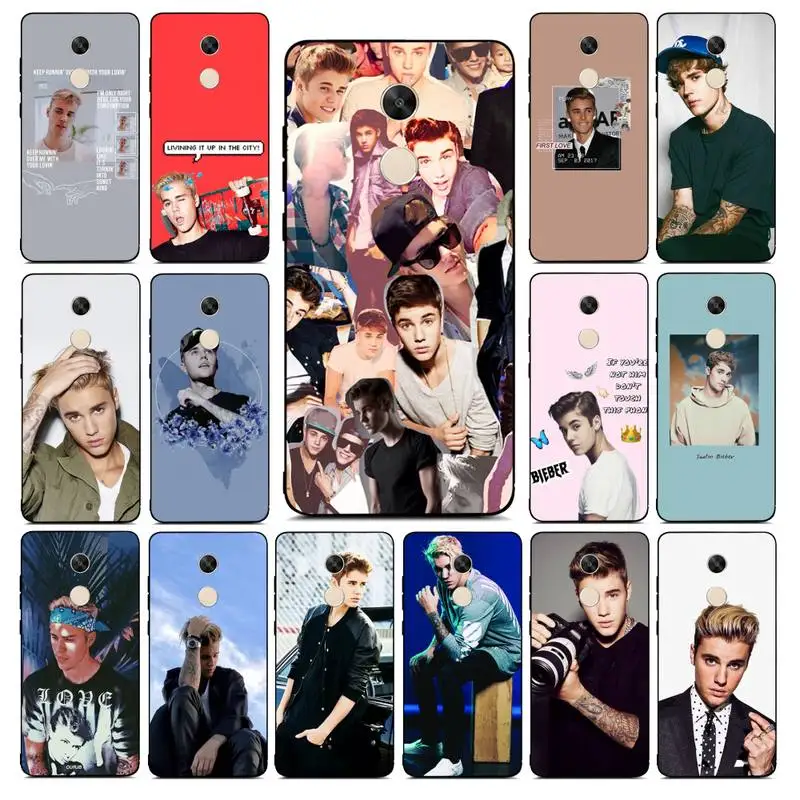

YNDFCNB Fashion Justin Bieber Phone Case for Redmi Note 8 7 9 4 6 pro max T X 5A 3 10 lite pro