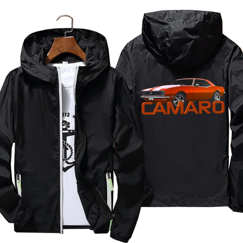 

Orange Camaro SS genshin impact Windbreaker jacket Reflective Skin Sun Spring Autumn brand jacket