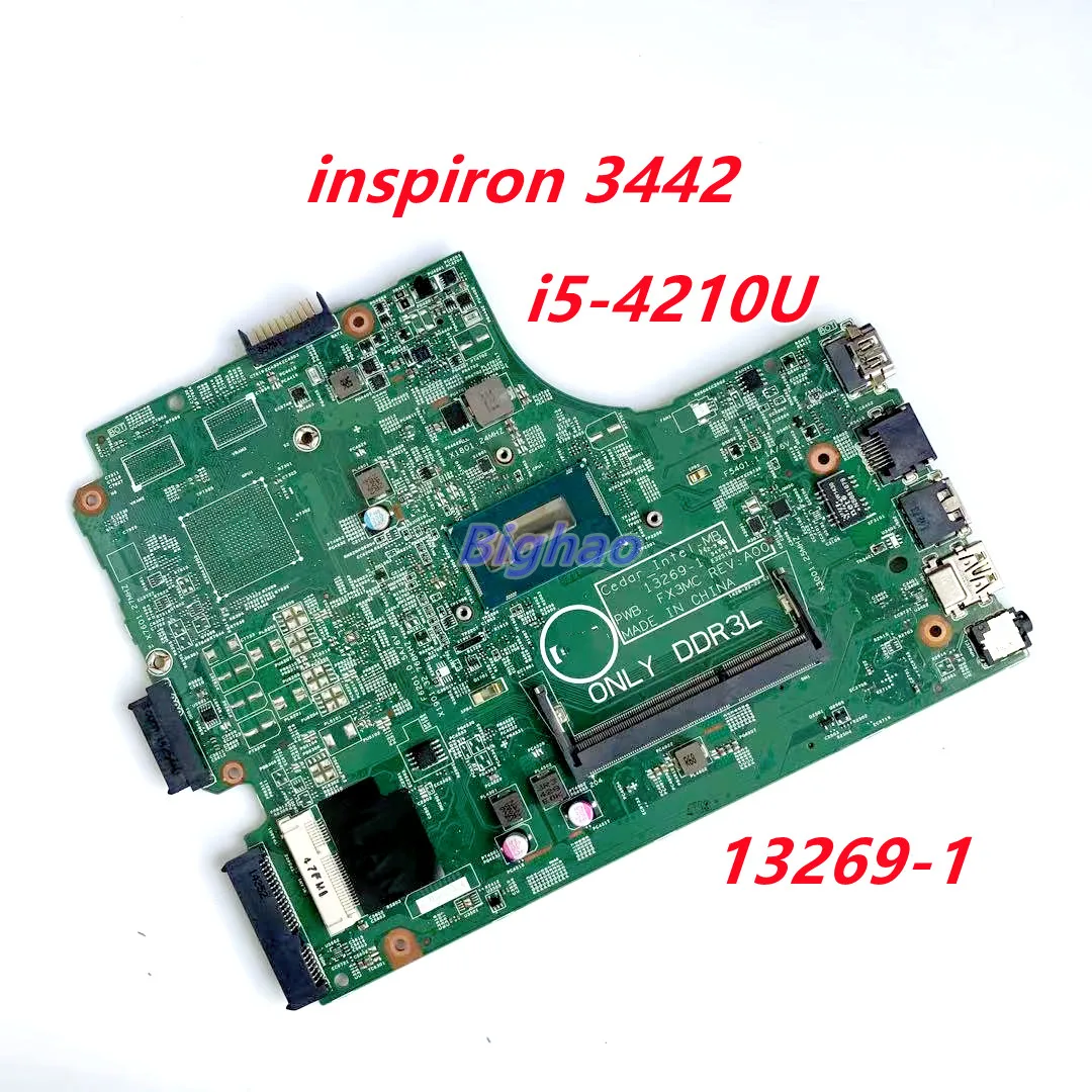 

Mainboard CN-06YPRH 06YPRH 6YPRH 13269-1 W/ i5-4210U/4200U For Dell Inspiron 3442 3542 3543 3443 5748 5749 Laptop Motherboard