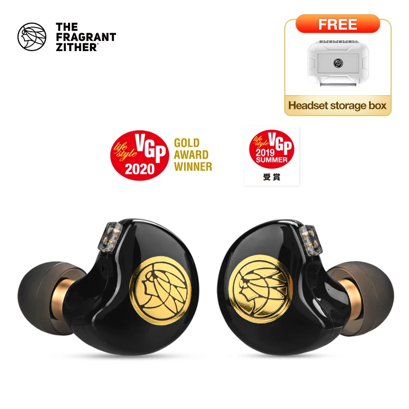 Наушники вкладыши TFZ NO.3 BlackGold HIFI басовые наушники VGP 3DD с алмазной диафрагмой и