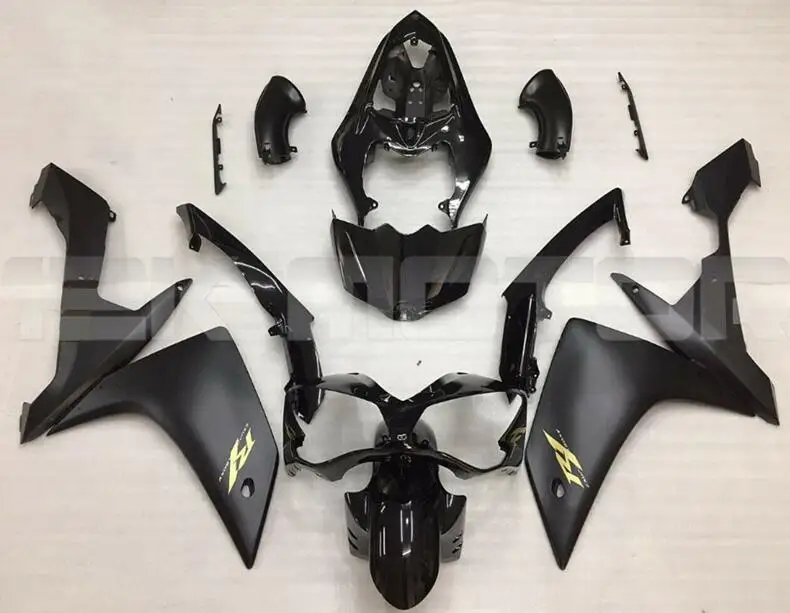 

Injection Mold New ABS Motorcycle Whole Fairings Kits Fit for Yamaha YZF-R1 R1 2007 2008 07 08 Bodywork set Black