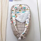 Портативная детская кроватка, детская кроватка для путешествий, бампер для младенцев, хлопковая люлька для новорожденных, бампер для кроватки