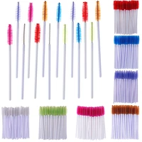 50x silicone head disposable mascara wands eyelash brushes lash extention women
