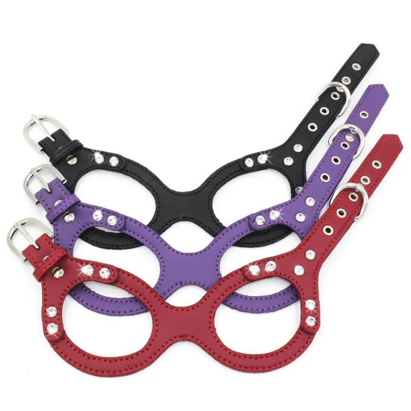 Ошейник Стразы для собак стильный удобный жилет поводок Регулируемый