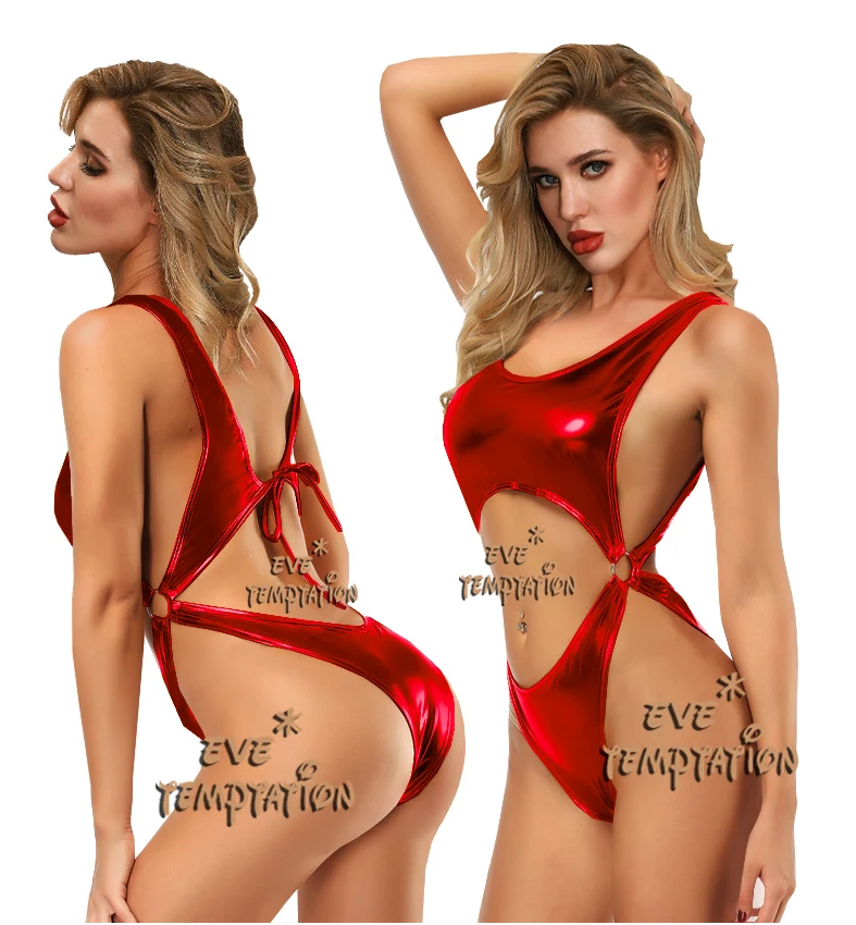 Горячее Сексуальное белье из ПВХ нижнее для взрослых комбинация стриптиза